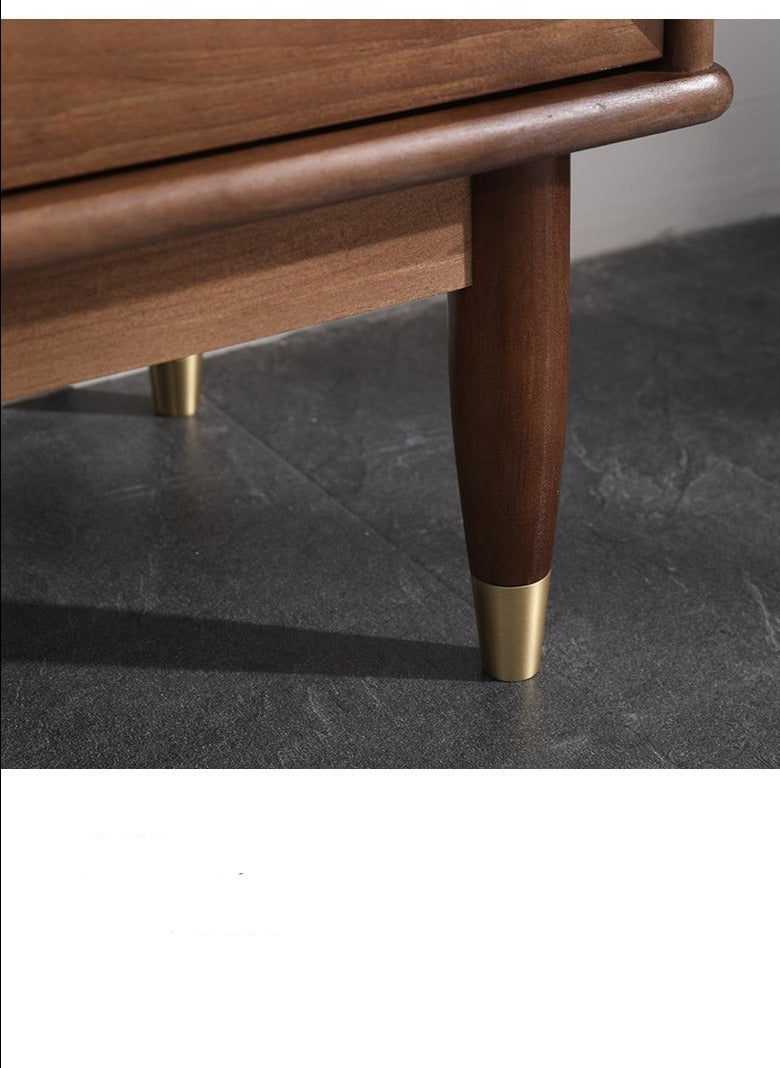 Armoire de rangement/armoire à chaussures Brandon en bois massif 