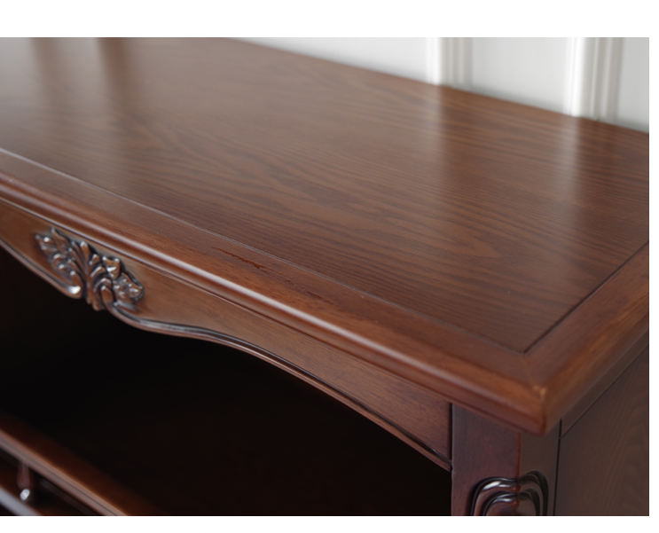 Bibliothèque Sheraton Brooklyn New York Bibliothèque rétro américaine en bois massif 