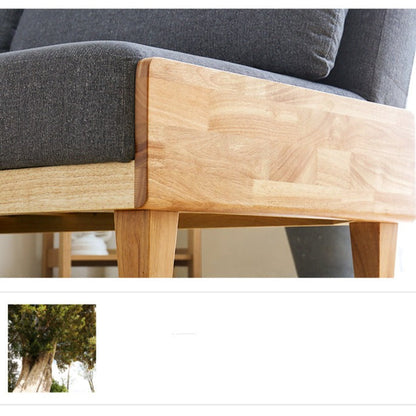 Canapé-lit BROOKLYNN RITZ en bois massif japonais scandinave (6 couleurs)