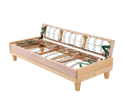 Canapé-lit BROOKLYNN RITZ en bois massif japonais scandinave (6 couleurs)