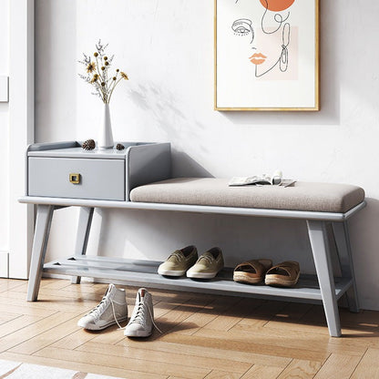 Tabouret à chaussures en bois massif CASSIDY BELAIR