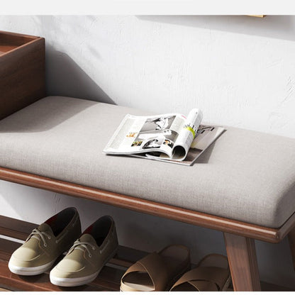 Tabouret à chaussures en bois massif CASSIDY BELAIR