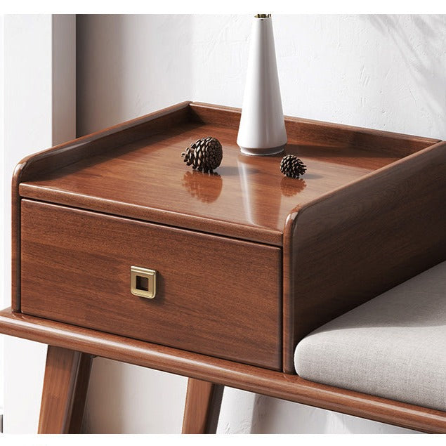 Tabouret à chaussures en bois massif CASSIDY BELAIR