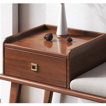 Tabouret à chaussures en bois massif CASSIDY BELAIR