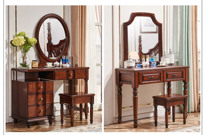 Coiffeuse CHARLOTTE Hilton American Country avec miroir 