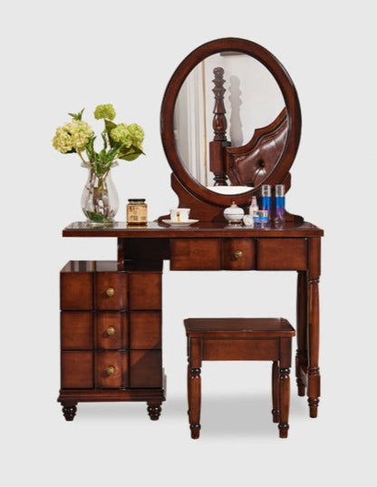 Coiffeuse CHARLOTTE Hilton American Country avec miroir 