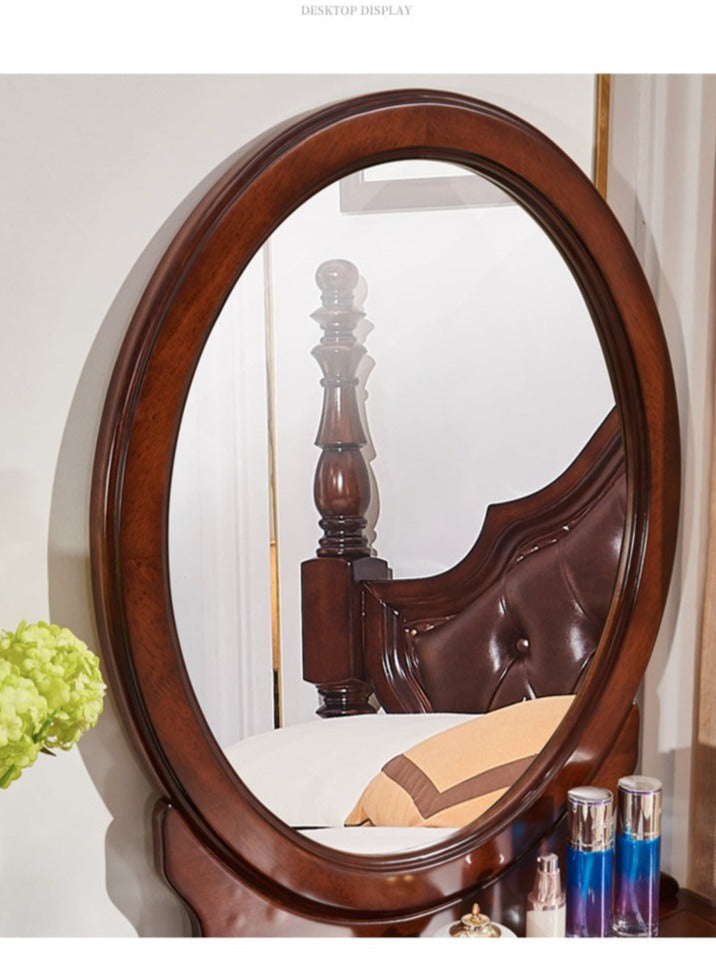 Coiffeuse CHARLOTTE Hilton American Country avec miroir 