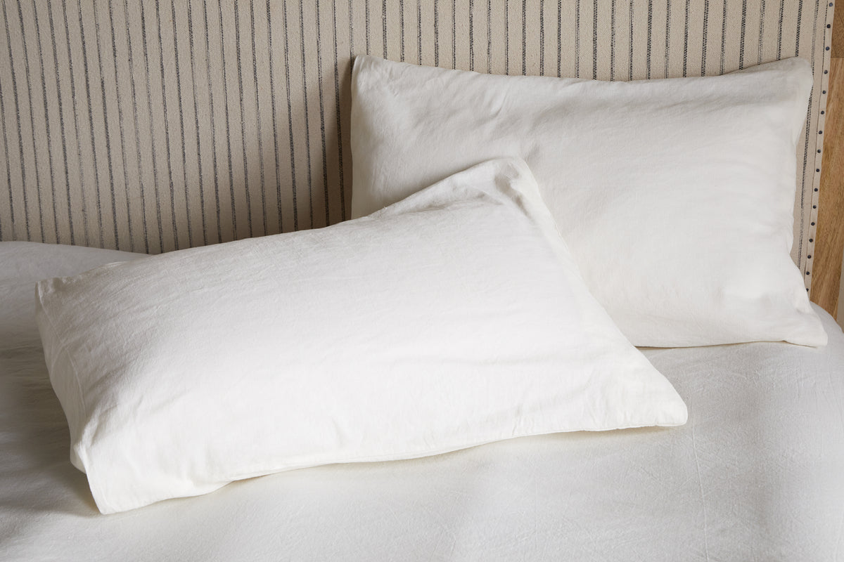 Taies d'oreiller Cela Hemp &amp; Cotton Housewife - Naturel