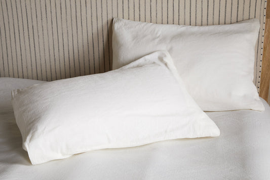 Taies d'oreiller Cela Hemp &amp; Cotton Housewife - Naturel