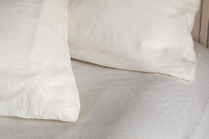 Taies d'oreiller Cela Hemp &amp; Cotton Housewife - Naturel