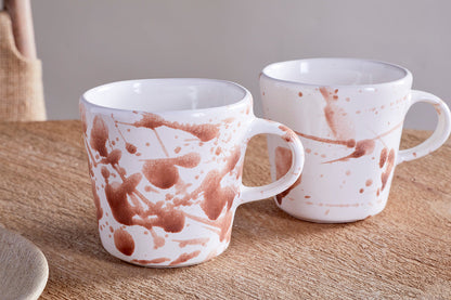 Tasse Canela - Terre cuite poussiéreuse - (Lot de 2)