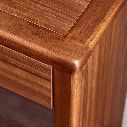 Coiffeuse en bois massif Carlie EMBASSY, meuble de rangement, miroir de courtoisie