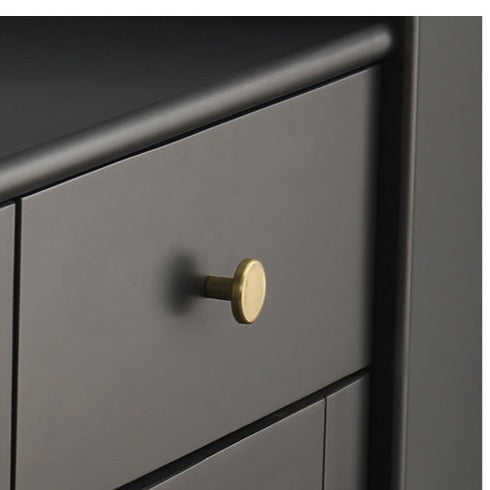 Buffet en bois massif scandinave Catalina MARRIOTT (4 couleurs, noyer, gris, noir, blanc) 