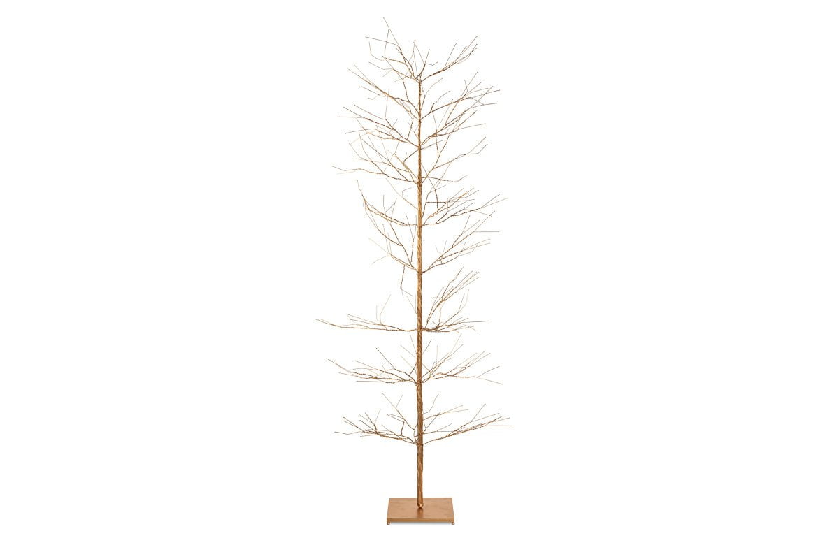Arbre à base en fil de fer Charida - Laiton - Très grand