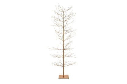 Arbre à base en fil de fer Charida - Laiton - Très grand