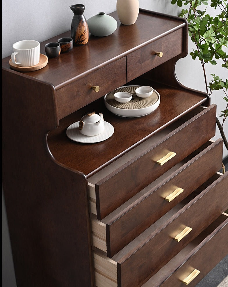 Commode à tiroirs Charlee SWEDEN, meuble de rangement tout en bois massif