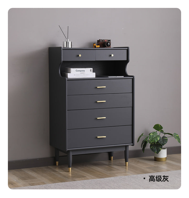 Commode à tiroirs Charlee SWEDEN, meuble de rangement tout en bois massif