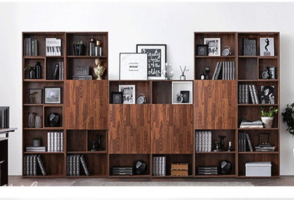 Christina NEW YORK HILTON Bibliothèque scandinave en bois dur massif