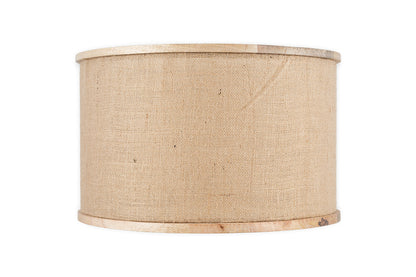 Abat-jour en bois de manguier et jute Darat - Naturel