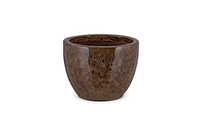 Jardinière en terre cuite Dunai - Marron