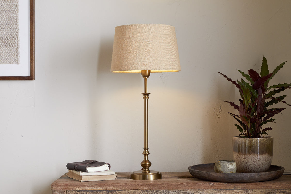 Lampe de table antique Ehadi - Laiton antique