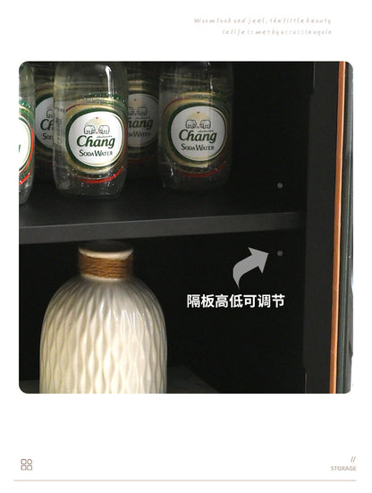 ELLE SWEDEN Bibliothèque en verre et bois massif (4 couleurs, 2 tailles) 