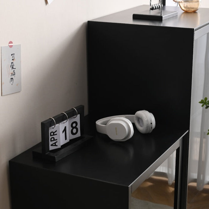 ELLE SWEDEN Bibliothèque en verre et bois massif (4 couleurs, 2 tailles) 