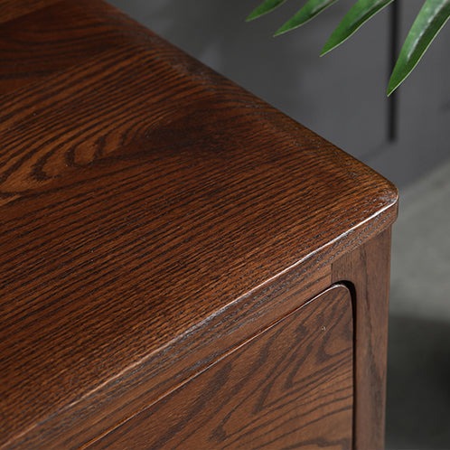 Commode en bois massif EMERSYN HYATT en chêne rouge d'Amérique du Nord (2 couleurs, 6 tailles) 