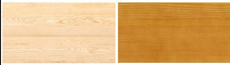 Table à manger EMMETT en bois massif de style nordique rétro