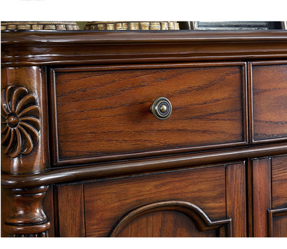 Buffet Emma, ​​meuble de rangement en tissu, vin, chaussures, style américain, 83 à 149 cm (3 tailles, 2 couleurs au choix)