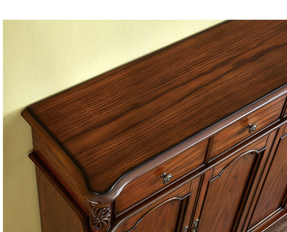 Buffet Emma, ​​meuble de rangement en tissu, vin, chaussures, style américain, 83 à 149 cm (3 tailles, 2 couleurs au choix)