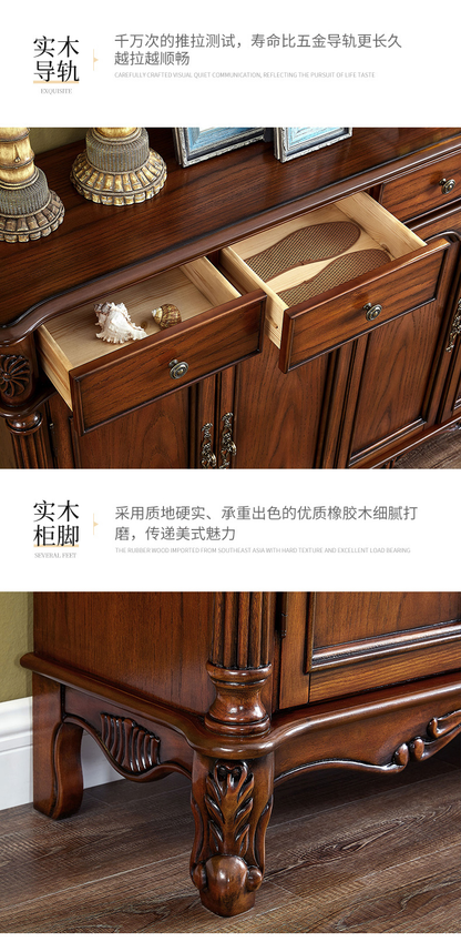 Buffet Emma, ​​meuble de rangement en tissu, vin, chaussures, style américain, 83 à 149 cm (3 tailles, 2 couleurs au choix)