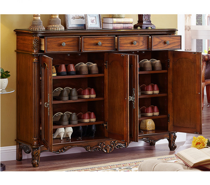 Buffet Emma, ​​meuble de rangement en tissu, vin, chaussures, style américain, 83 à 149 cm (3 tailles, 2 couleurs au choix)