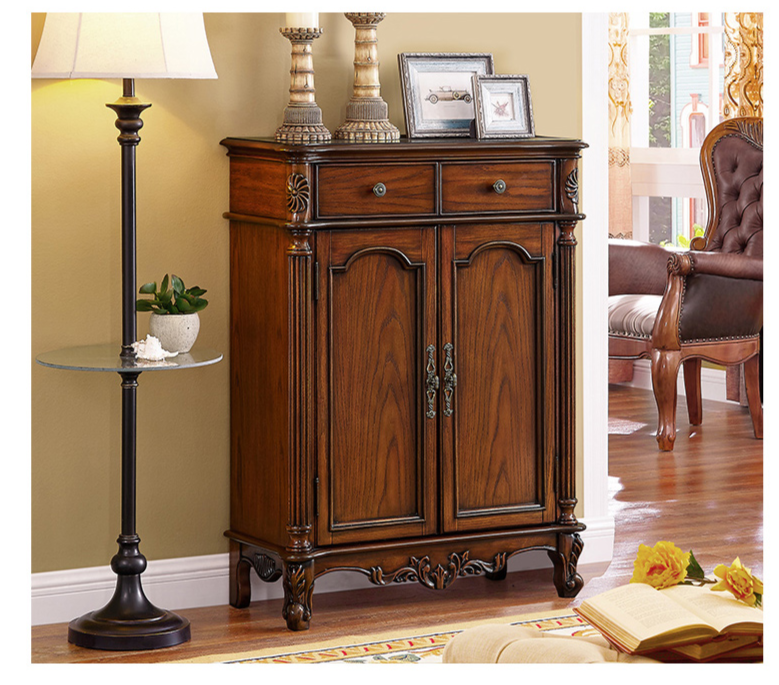 Buffet Emma, ​​meuble de rangement en tissu, vin, chaussures, style américain, 83 à 149 cm (3 tailles, 2 couleurs au choix)