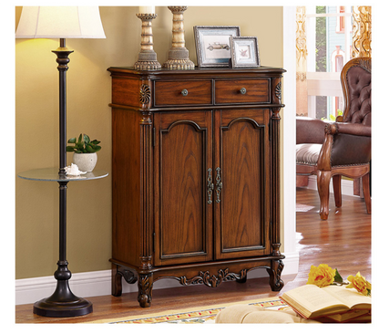 Buffet Emma, ​​meuble de rangement en tissu, vin, chaussures, style américain, 83 à 149 cm (3 tailles, 2 couleurs au choix)