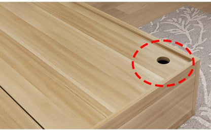 EVERETT LAILA Lit de rangement Tatami Moderne Minimaliste 