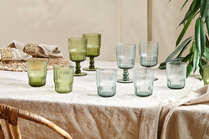 Verre à vin Fali - Olive - (Lot de 4)