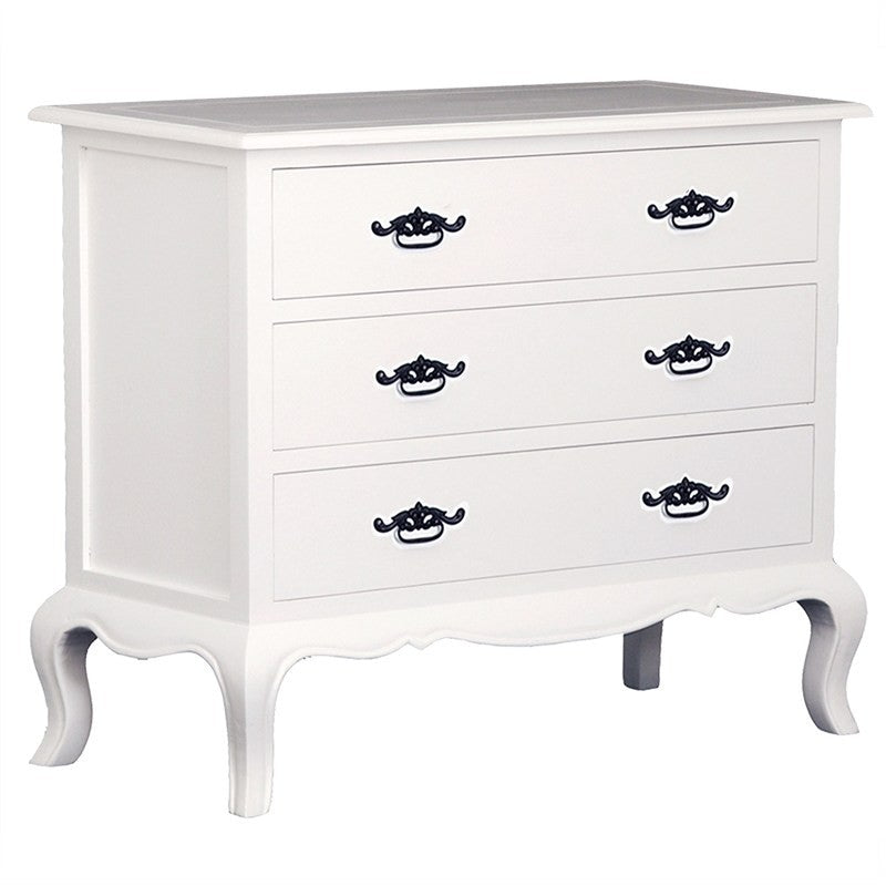 Commode française Linda 3 tiroirs 108 cm Lowboy