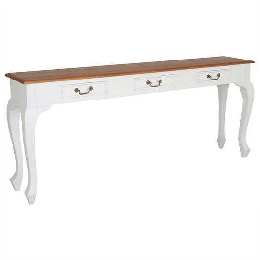 Console de canapé française 3 tiroirs 180 cm