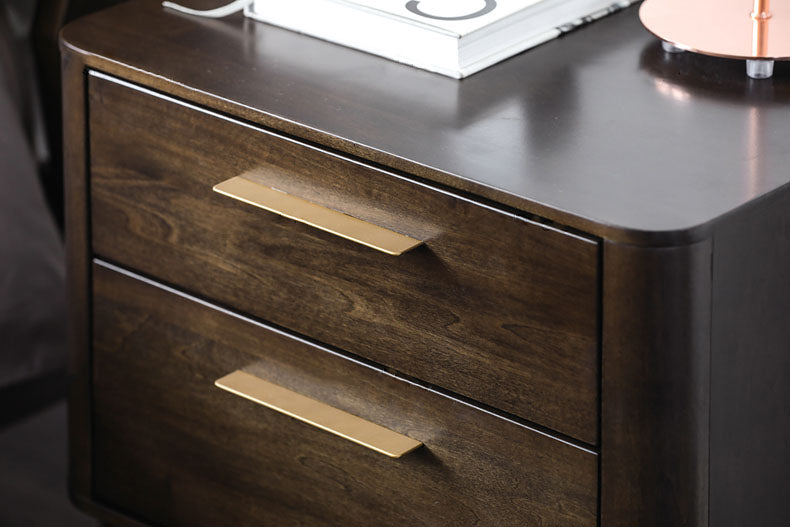 Table de chevet nordique en bois massif GABRILLE Chicago HILTON