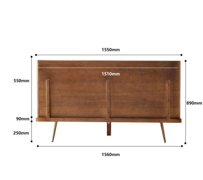 GEMMA Sweden HILTON Lit nordique de luxe en bois massif