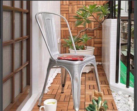 Chaise de salle à manger en fer scandinave GEORGE Nordic