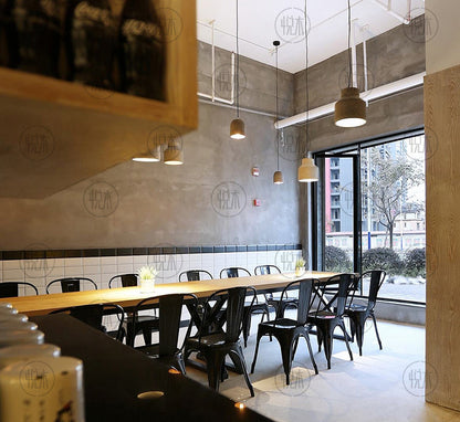 Chaise de salle à manger en fer scandinave GEORGE Nordic