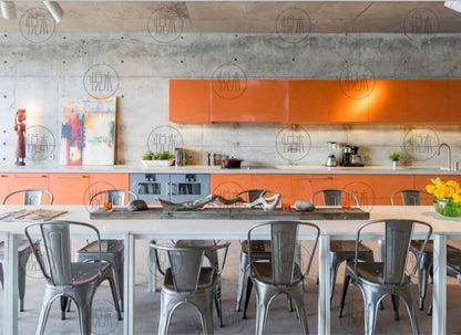 Chaise de salle à manger en fer scandinave GEORGE Nordic