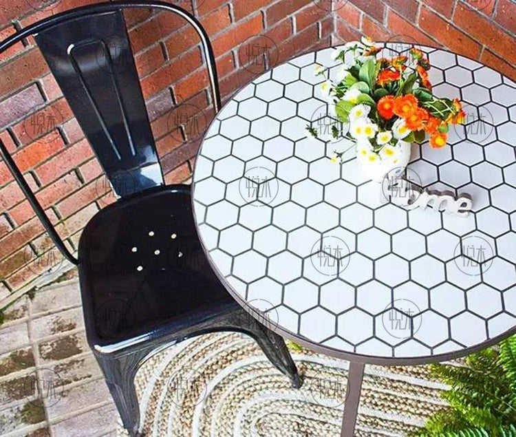 Chaise de salle à manger en fer scandinave GEORGE Nordic