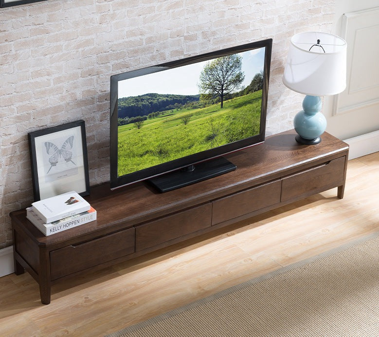 GEORGIA Sweden HILTON Meuble console TV en bois massif