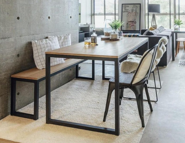 Chaise de salle à manger en fer scandinave GEORGE Nordic