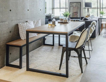 Chaise de salle à manger en fer scandinave GEORGE Nordic