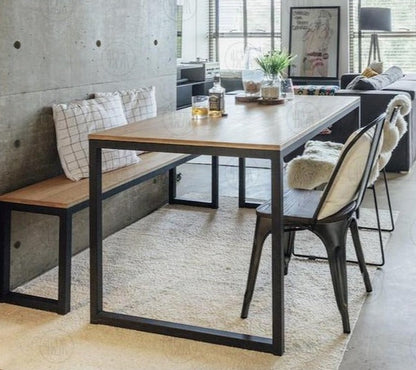 Chaise de salle à manger en fer scandinave GEORGE Nordic