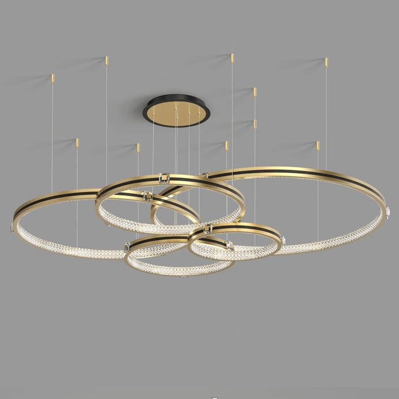 Lustre LED moderne Kristi